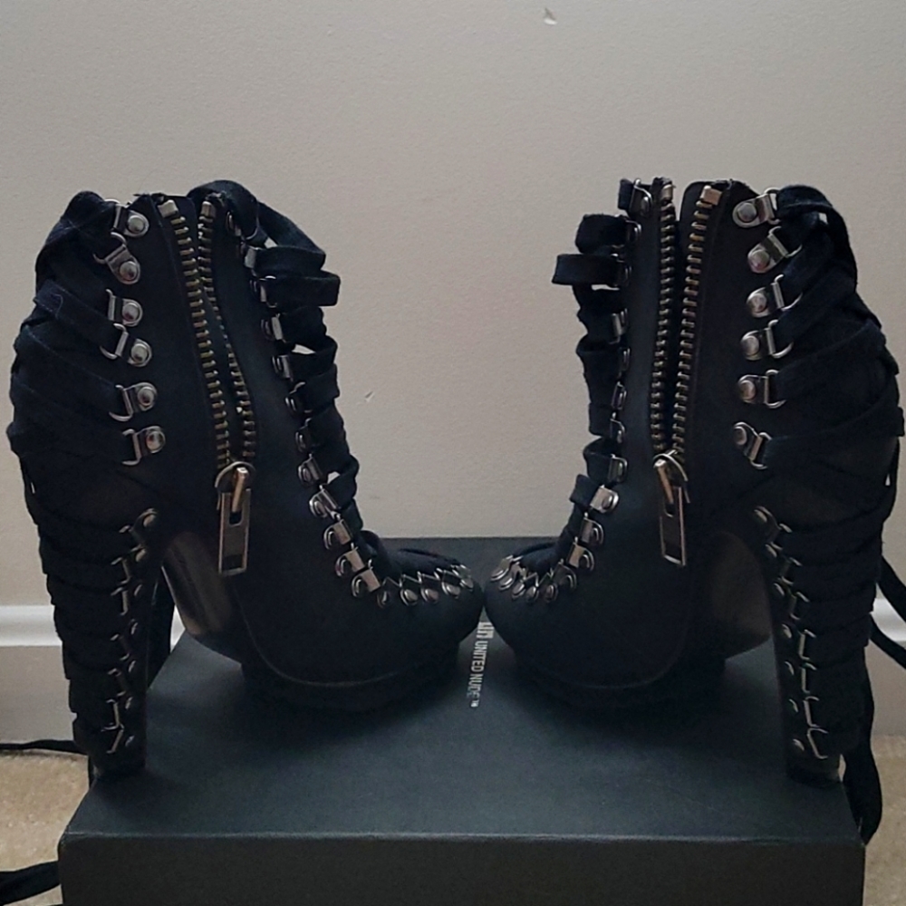 United Nude Crazy Lacy heels